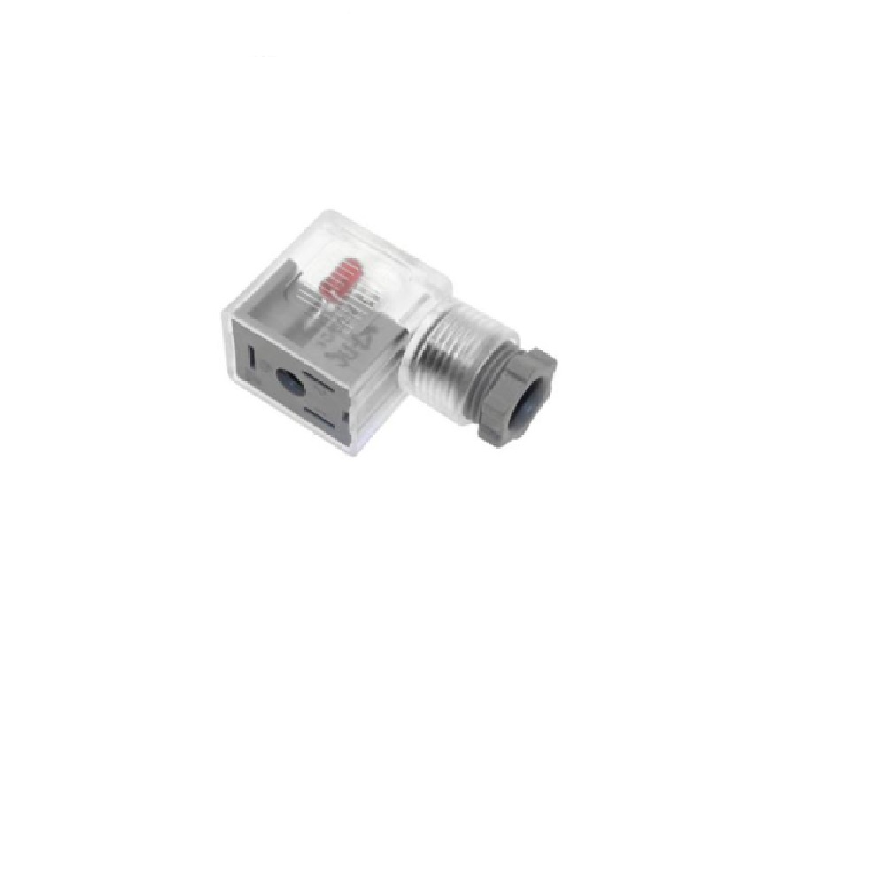 MENCOM SOLENOID VALVE CONNECTOR FORM B IND 2+G PG9 CG FW LED/MOV, 24VDC